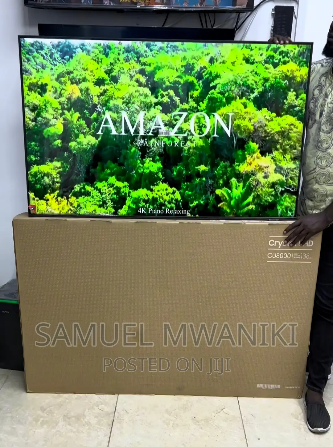 Samsung 55” Uhd Smart Tv Du8000 Amazon Alexa, Q-symphony