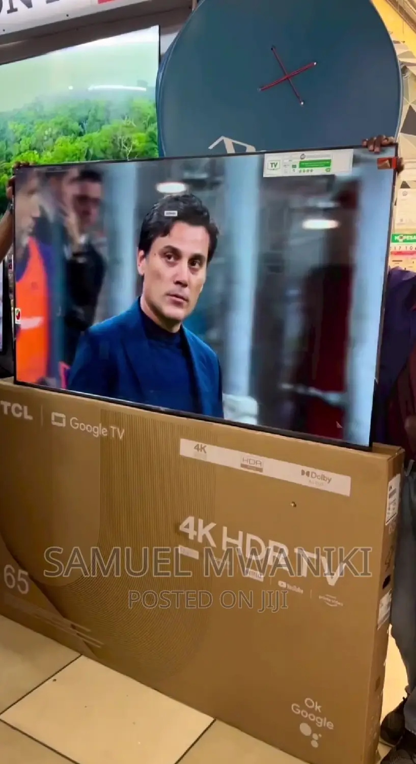 TCL 65'' Smart Uhd With HDR Google Tv P635 - New Model