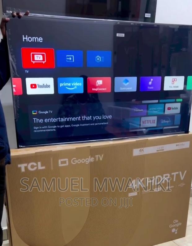 TCL 55'' Smart Uhd With HDR Google Tv