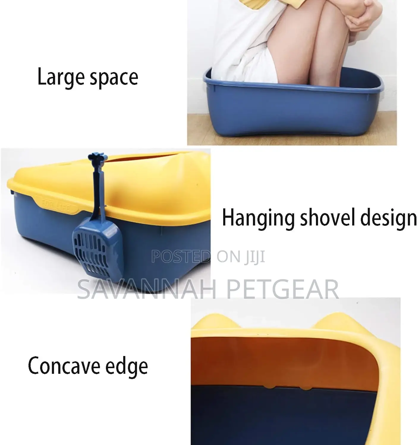 Mini Open Cat Litter Box + Free Litter Scoop