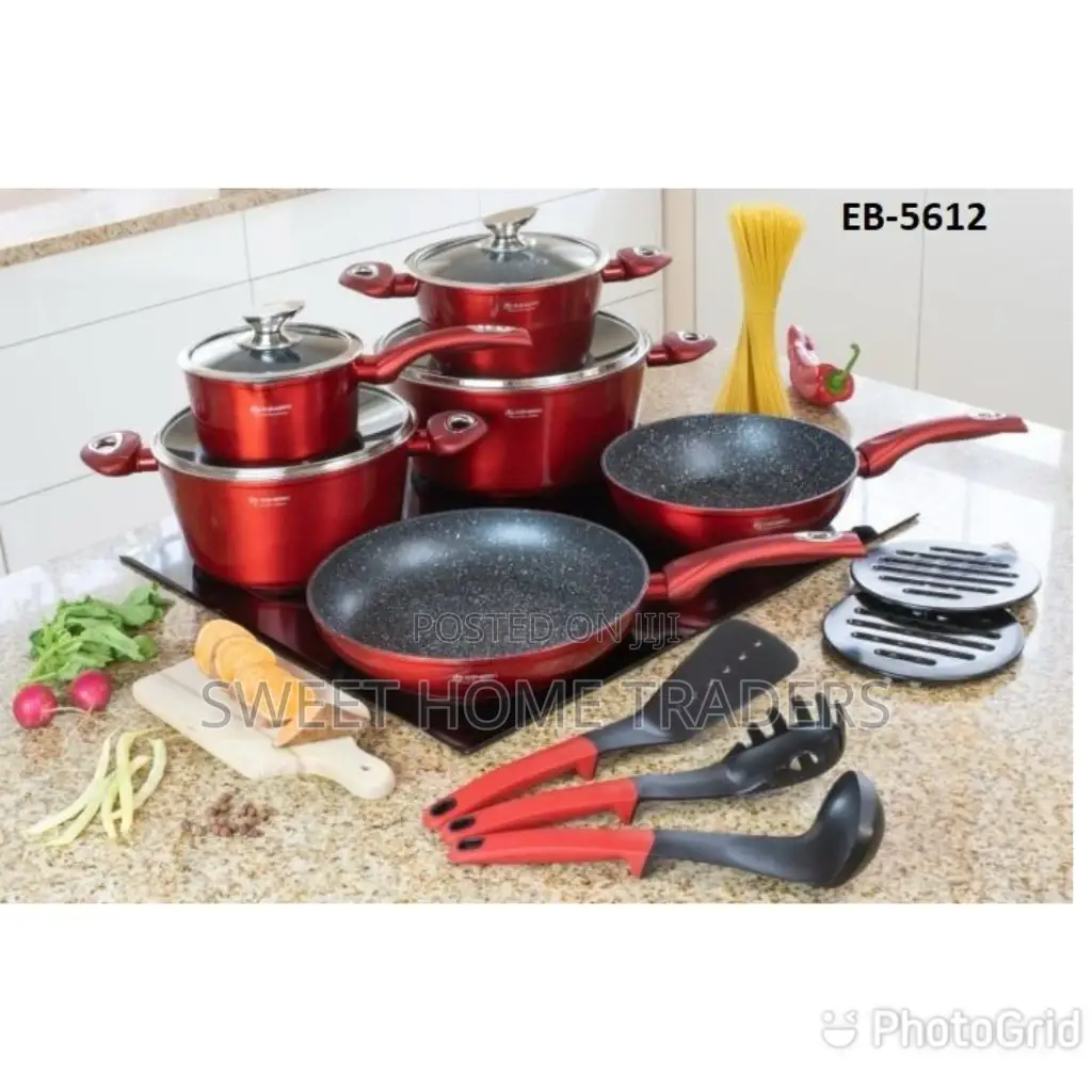 15pc Edenburg Cookware 