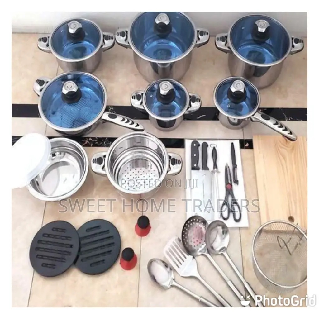 Marwa 30PC Heavy Duty Stainless Steel Cookware