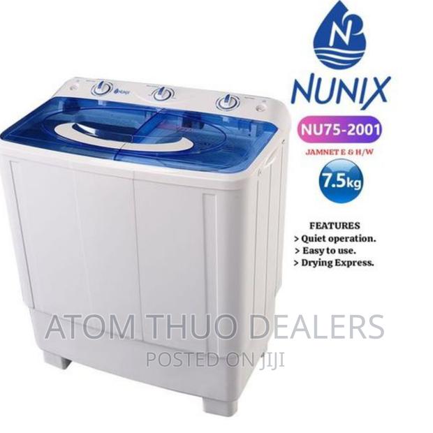 Nunix 7.5 Kg Top Load Twin Tub Washing Machine 