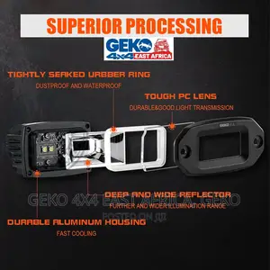 Heavy Duty Flush Mount LED Pod Light-Heavy Duty G-Pod-927-40