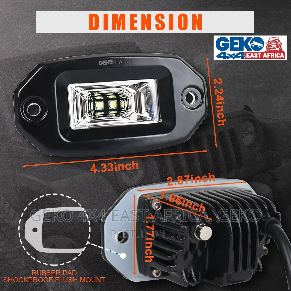 Heavy Duty Flush Mount LED Pod Light-Heavy Duty G-Pod-927-40