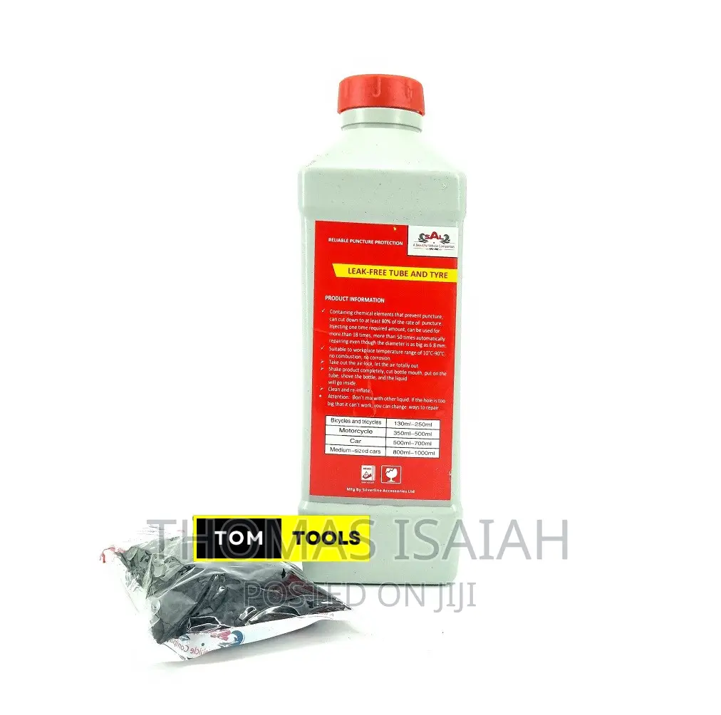 1000ml Tyre Puncture Preventer and Puncture Repair Sealant S