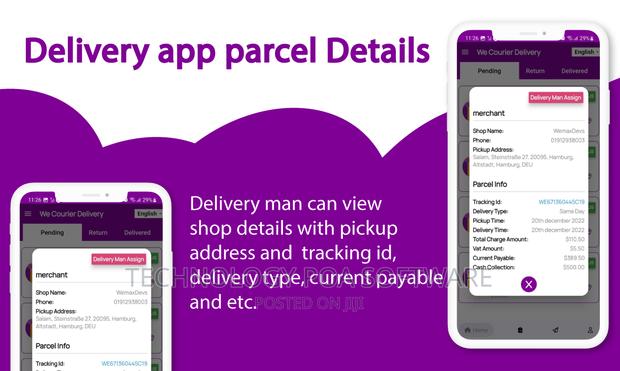 Courier and Logistics Management CMS With Merchant,Delivery - thumbnail 12