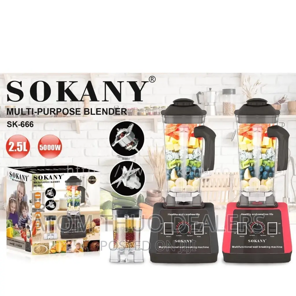 Sokany Commercial Blender