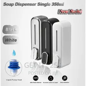 *Screw Wall Mounted 350ml Elevated Design Soap Dispenser