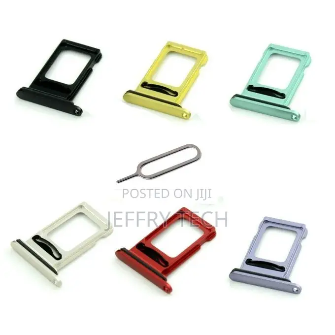 For Apple iPhone 11 Dual Sim Card Tray Sim Card Holder With