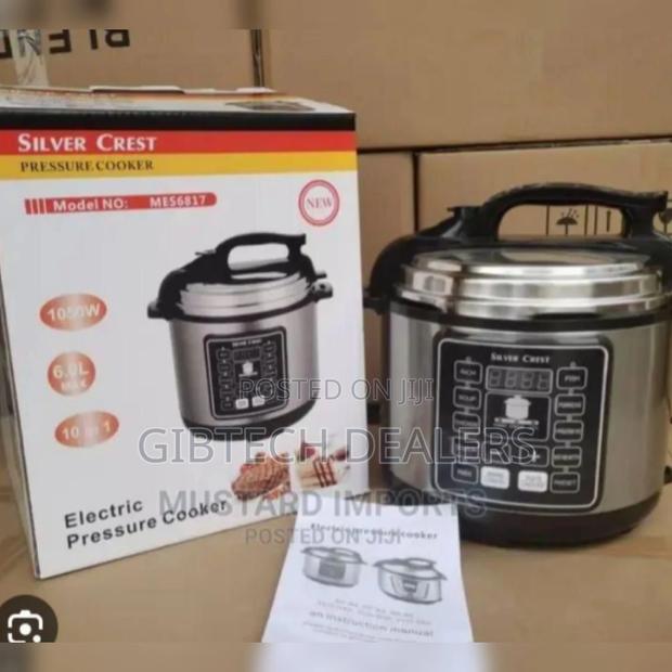 "6ltrs Silver Crest Electric Pressure Cooker"