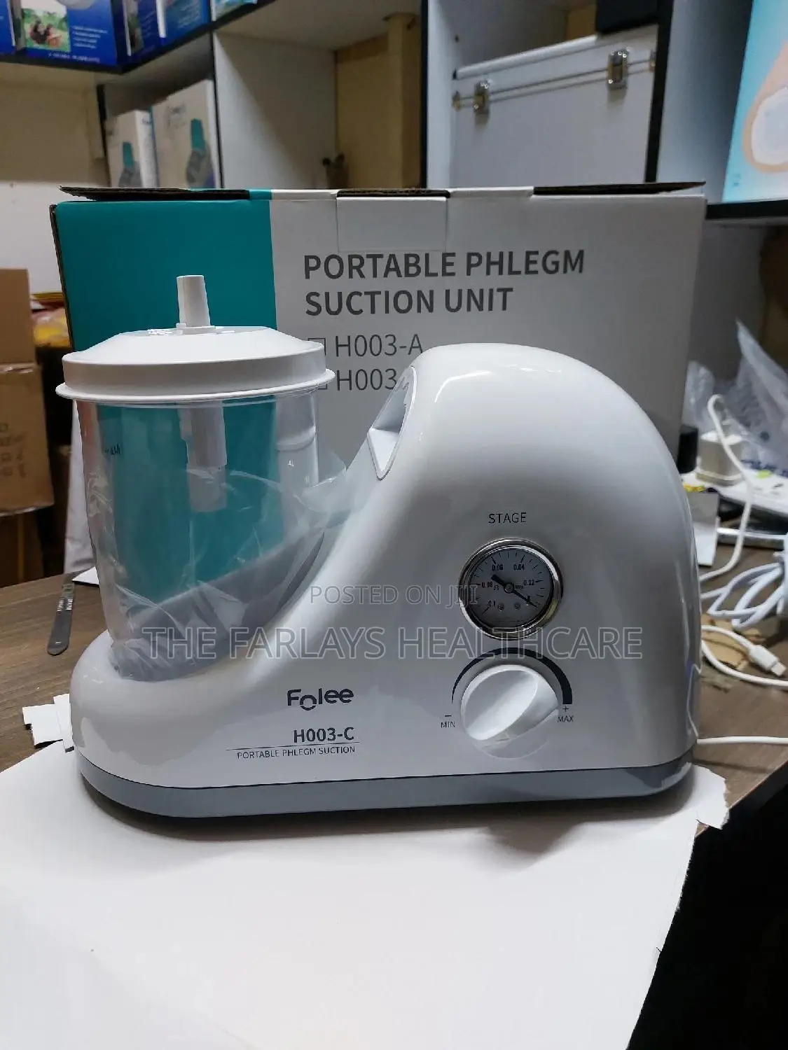 Suction Machine for Hospital and Home Use.