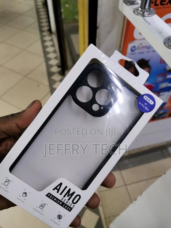 iPhone 14 Pro Original Matte Transparent Back Cover Aimo - thumbnail 3