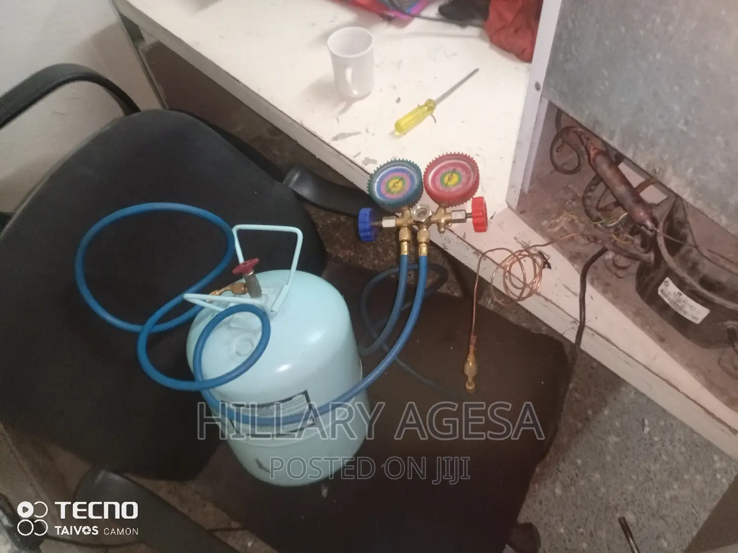 Min Fridge Gas Refilling and Freezer Leakage Repair