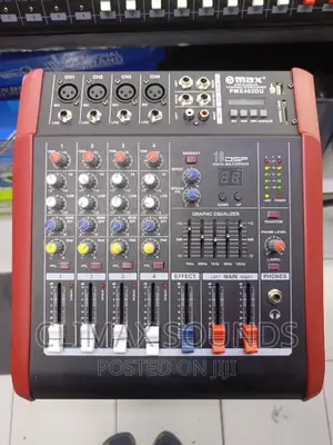 Max 4 Channel Powered Mixer 500w