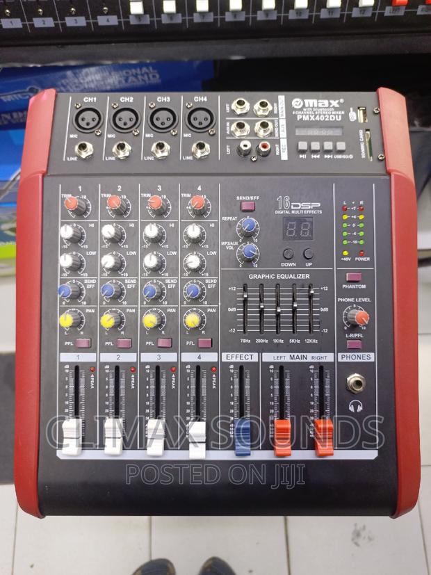 Max 4 Channel Powered Mixer 500w - thumbnail 3