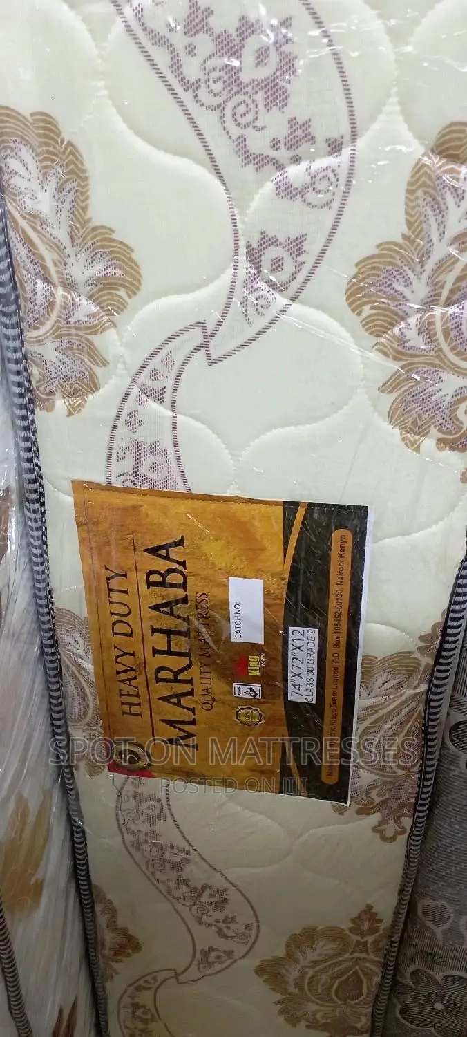 Marhaba 5by6 10inch HD Quilted Mattresses (5years Warranty)