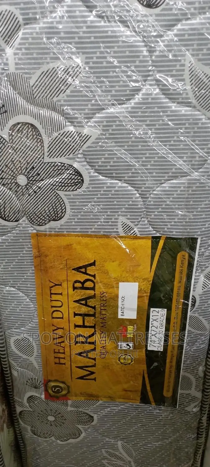 5by6 12inch Super HD Mattresses (5yrs Warranty)