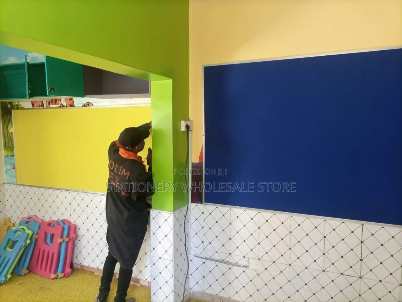 Pinboard 122cm by 183cm Soft Board for Kindergarten