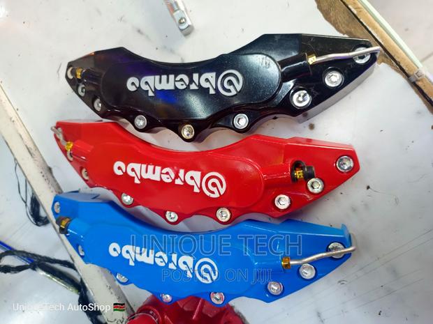 Black, Blue Red Brembo Caliper Covers - Plastic Material - main view