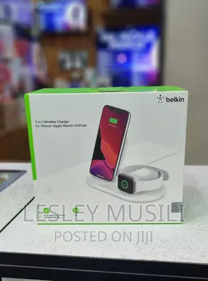 Belkin 3-in-1 Wireless Charger - Fast Charging Stand 7.5W
