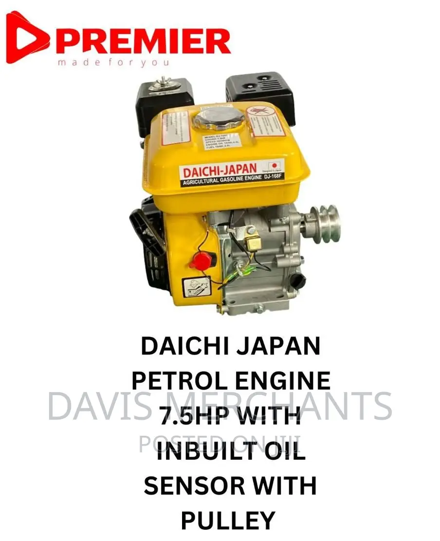 Daichi Japan Petrol Engine of 7.5hp With Inbuilt Oil Sensor