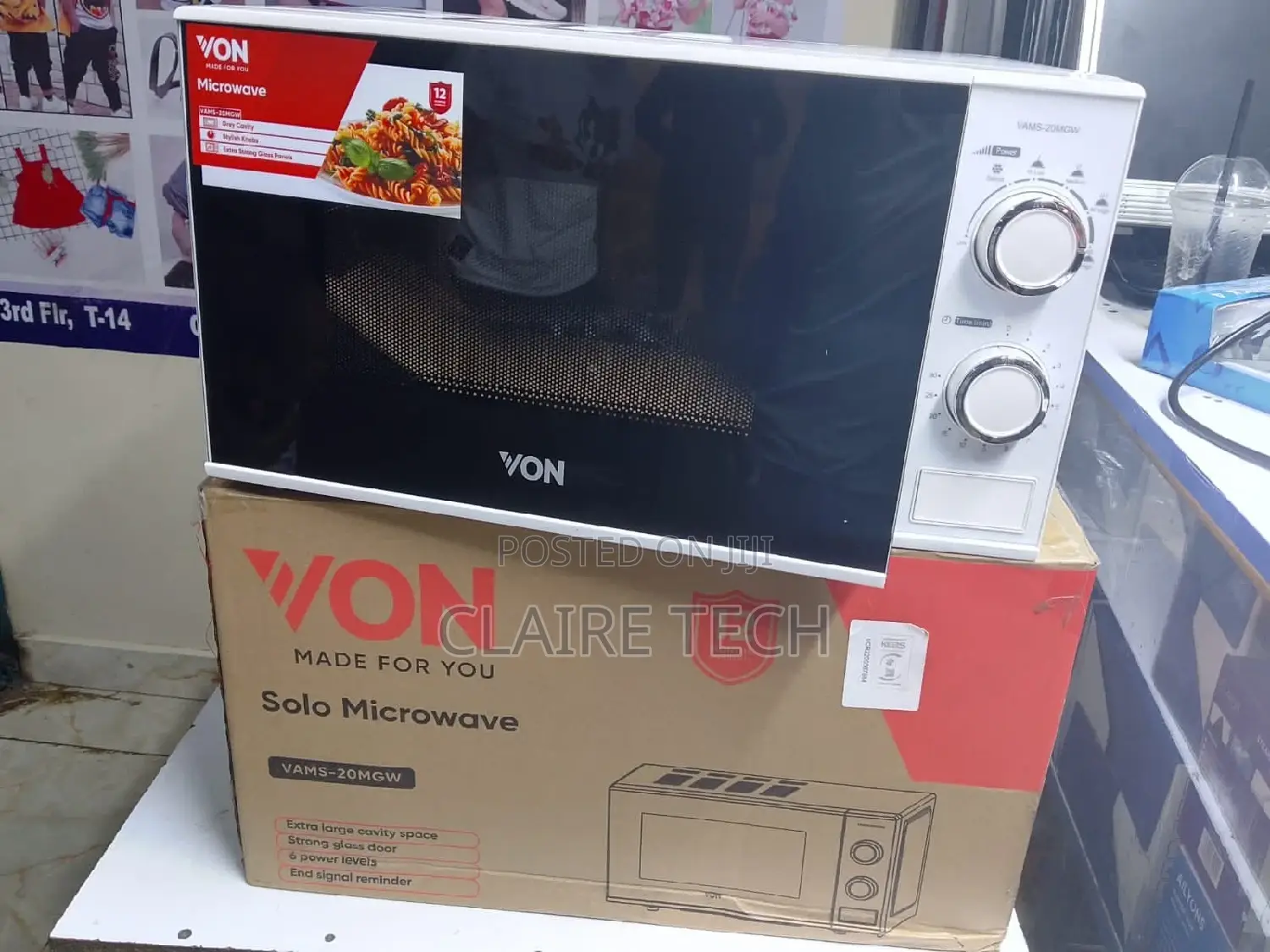 Von White Microwave!700w 20l Oven