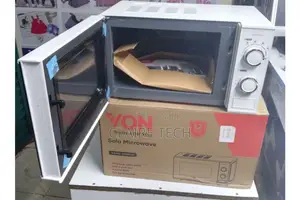 Von Hotpoint 20l Knob Microwave Oven -White
