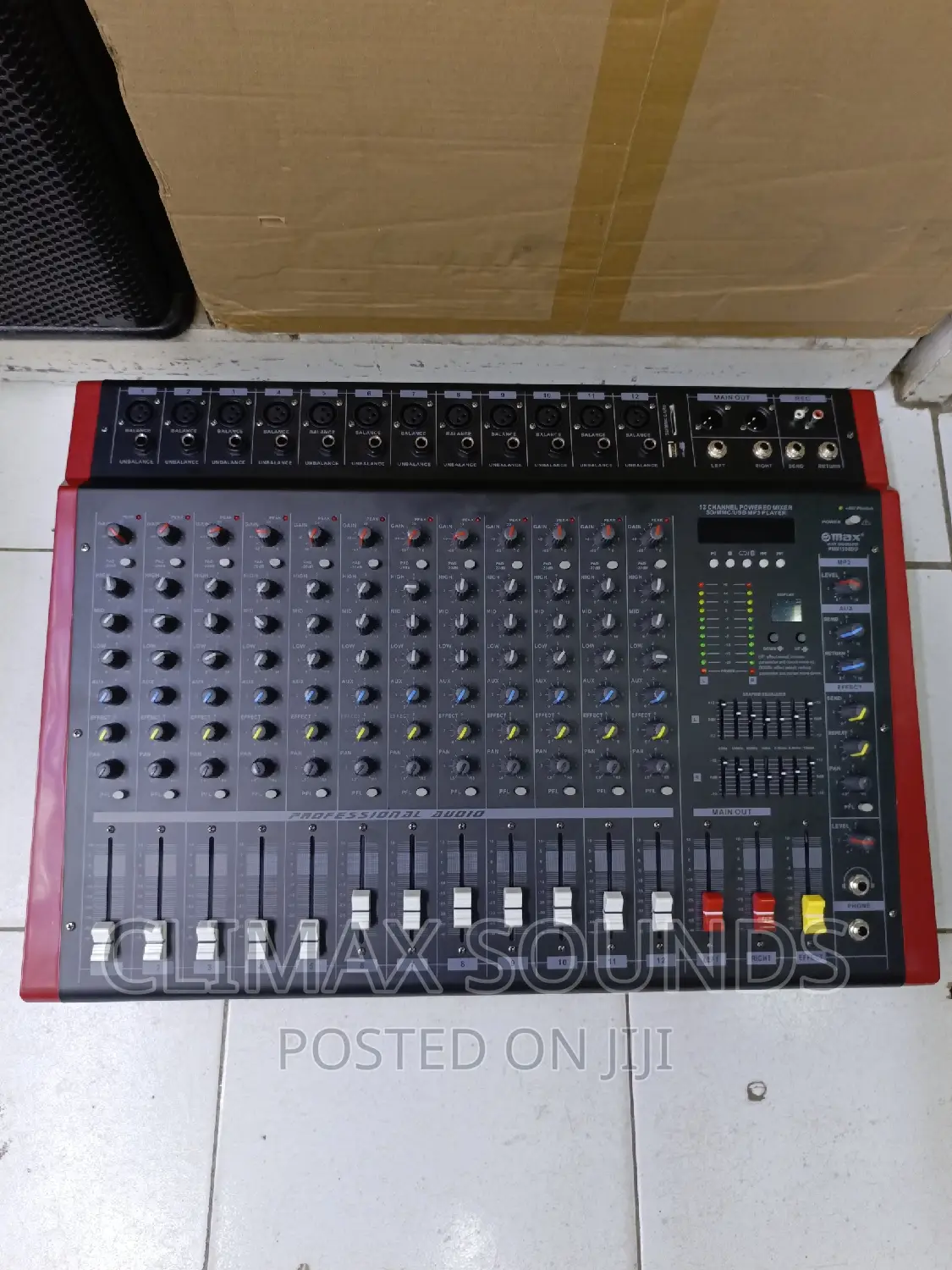 Max Powered Mixer 12 CHNLSZ
