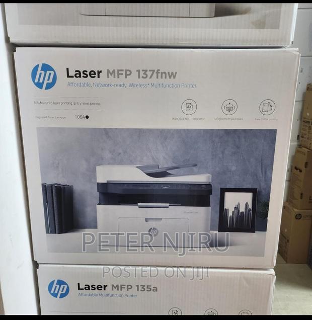 Hp Laserjet MFP 137FNW Printer - main view