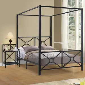 Canopy Metallic Beds in Queen Size of Master Bedrooms