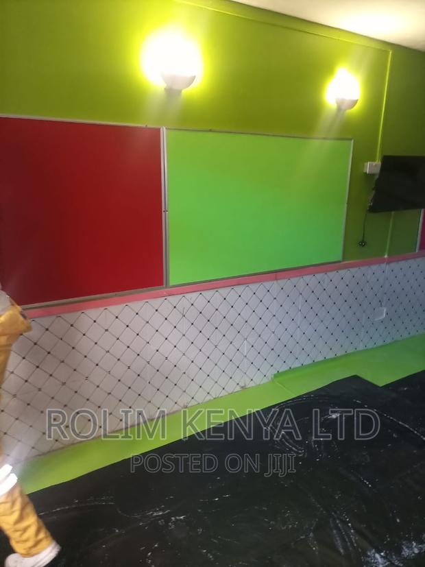 Noticeboard 3ft by 4ft Lumious Green and Red - main view