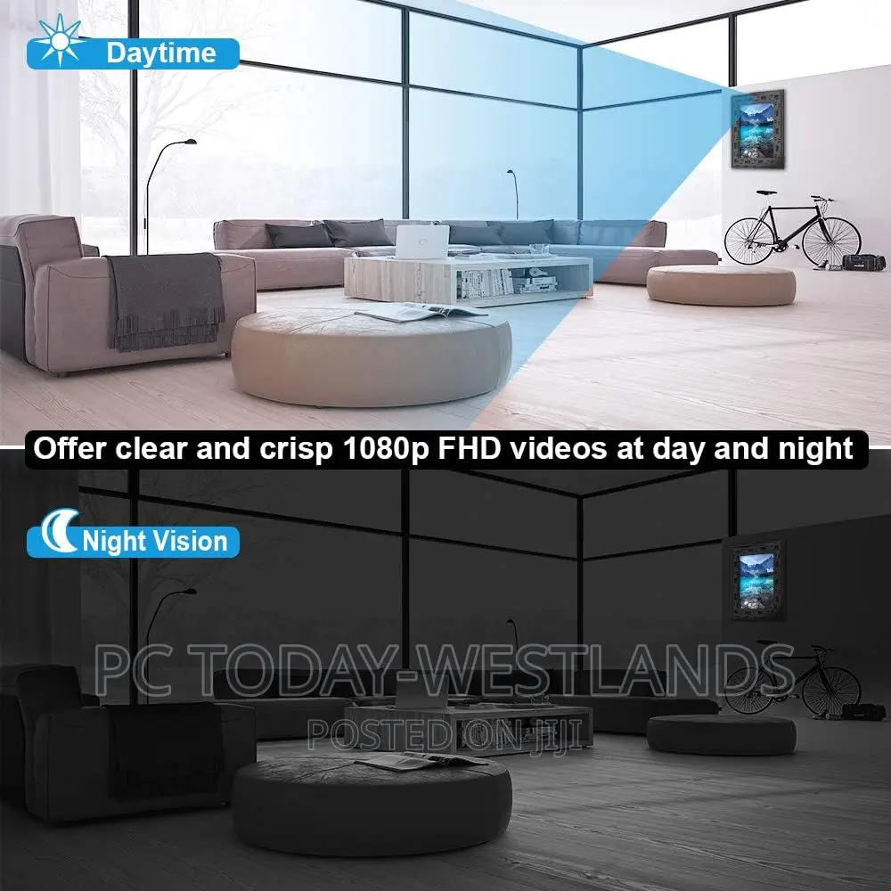 Spy Camera Hidden Wifi Photo Frame 1080P Hidden Security Cam