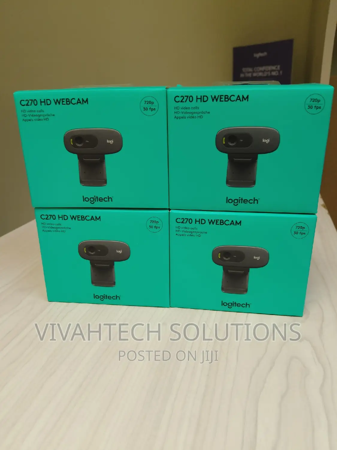Webcam C270 Logitech 720p Hd- Logitech C270 Webcam