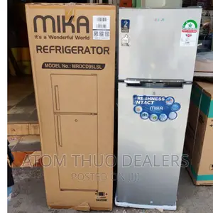 Silver Mika 168 Litres Double Door Fridge (MRDCD95LSL)