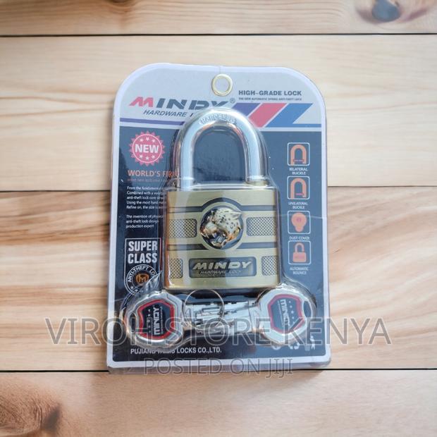 Unique Mindy Padlock "Lion" 50mm 4 Keys Padlock