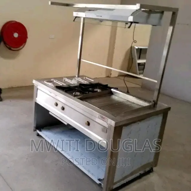 Commercial Combined Cooker With Two Burner