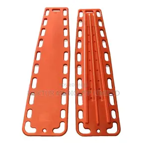 Spine Board With Head Immobilizer/ Block and Cervical Collar