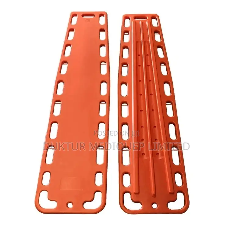 Spine Board With Head Immobilizer/ Block and Cervical Collar