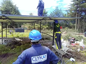 Borehole Solar Works and Pump