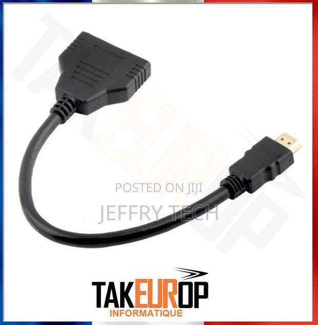 HDMI Multi-Socket Splitter - 1 Male Input / 2 Female Outputs - thumbnail 2