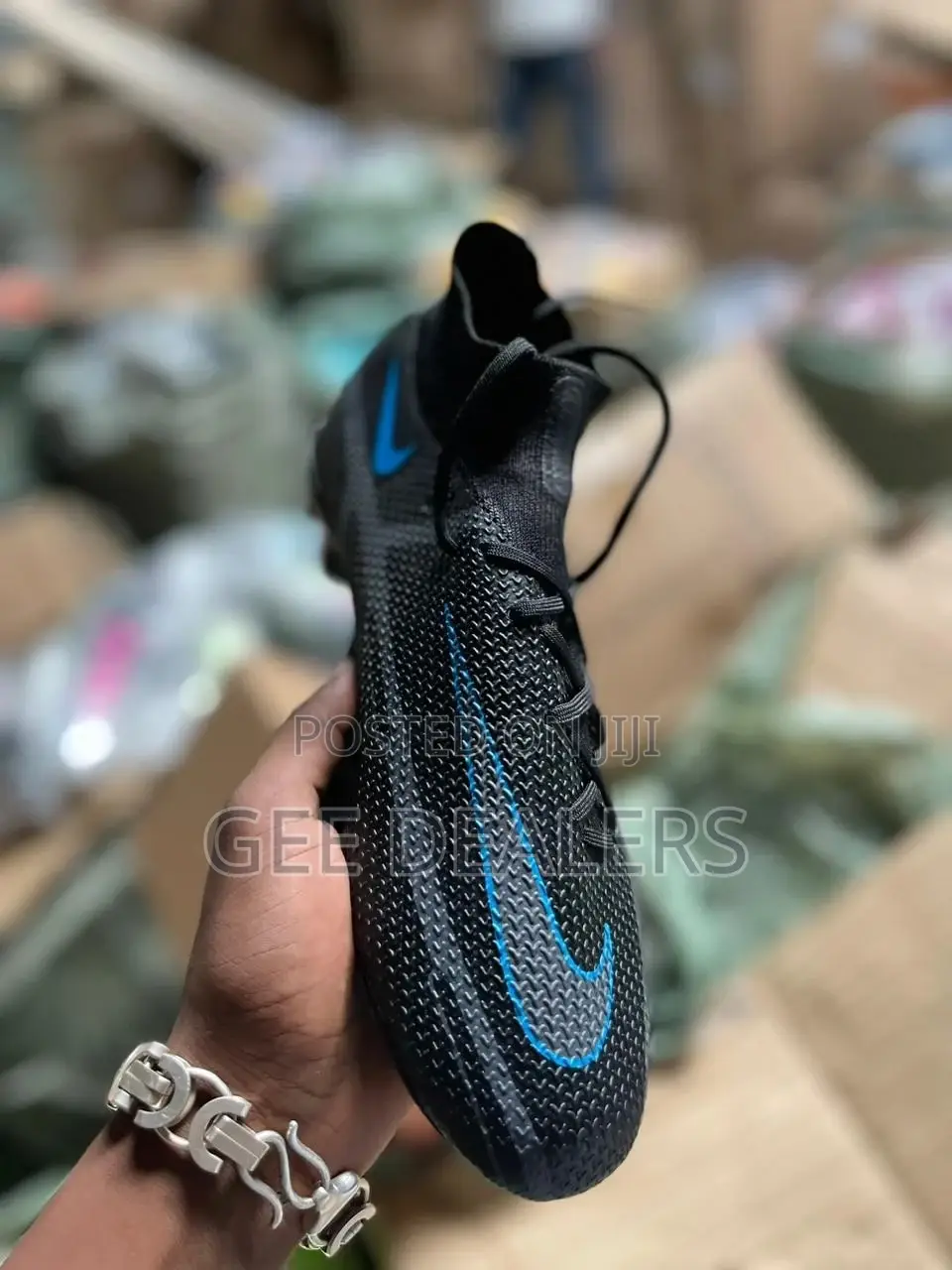 Phantom Gt Black Soccer/Football Boots