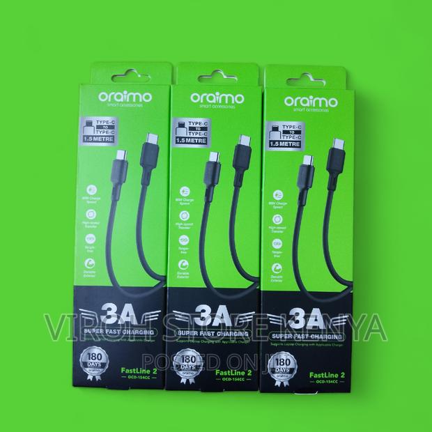 Oraimo C-C Cable Type C to Type C Charging Cable 1.5M 65watt