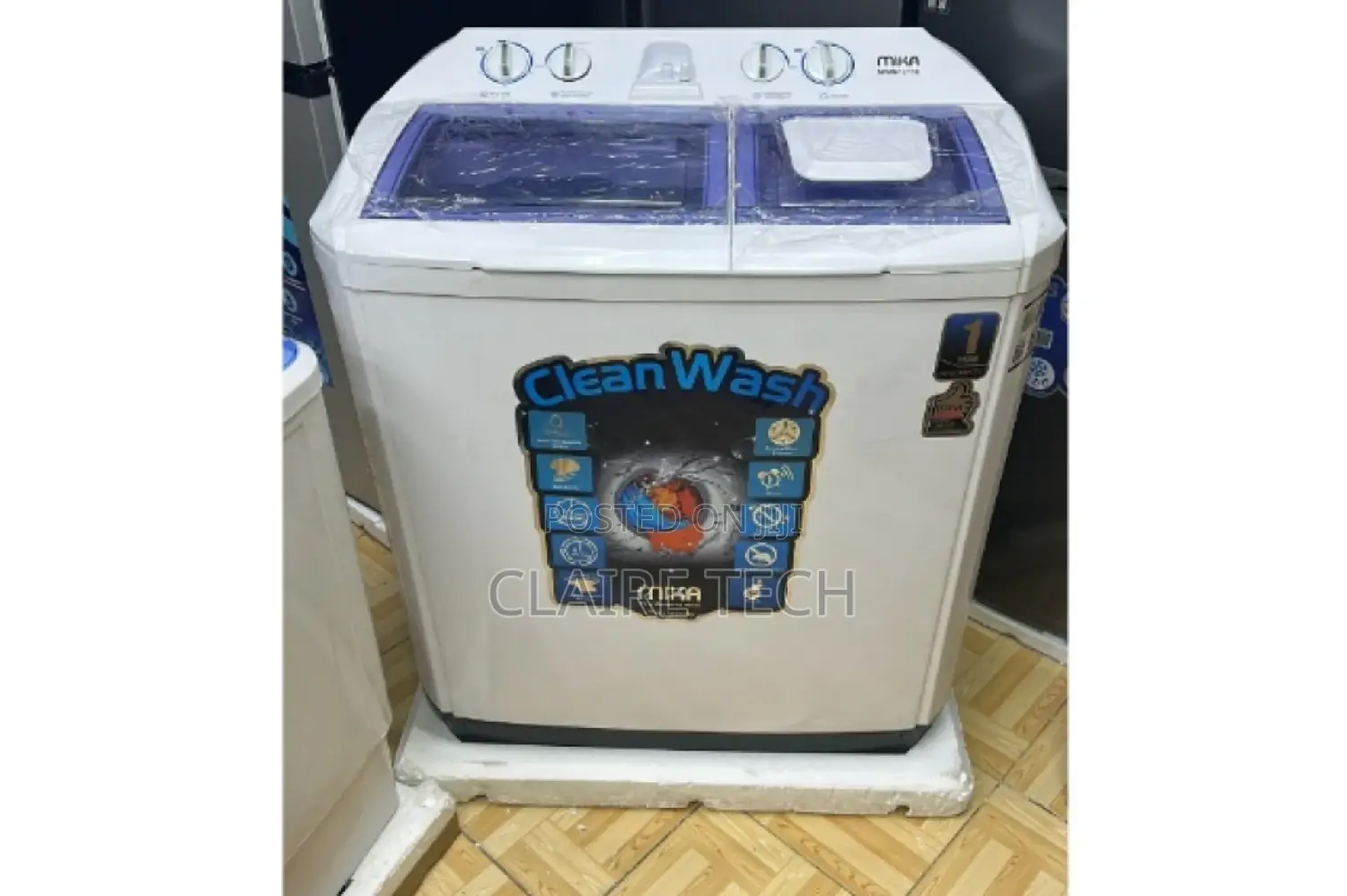 Washer!Mika Washing Machine 10kg Top Loading Semi Automatic