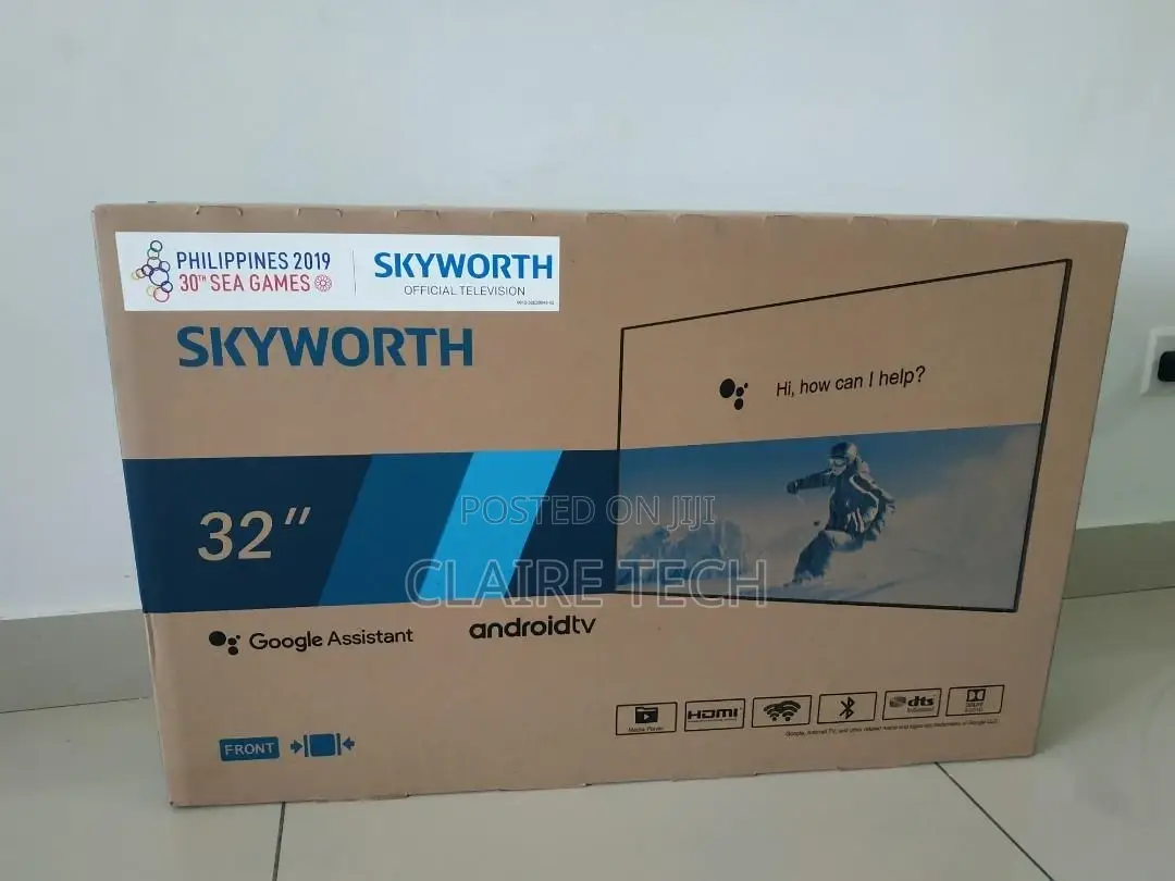 Skyworth 32inch Smart Android, Netflix, Youtube,Free Channel