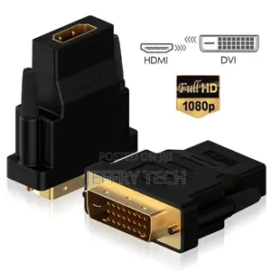 [Bi-Direction] 1080P Gold Plated HDMI to DVI Adapter Convert