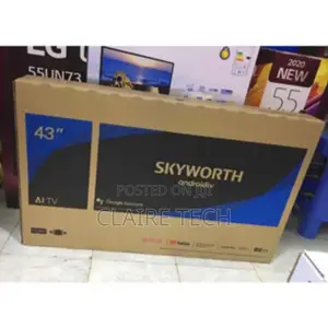 Skyworth 43E3A, 43" Full HD Frameless Smart Android TV