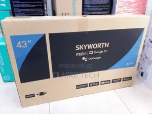 Skyworth 43E3A, 43" Full HD Frameless Smart Android TV