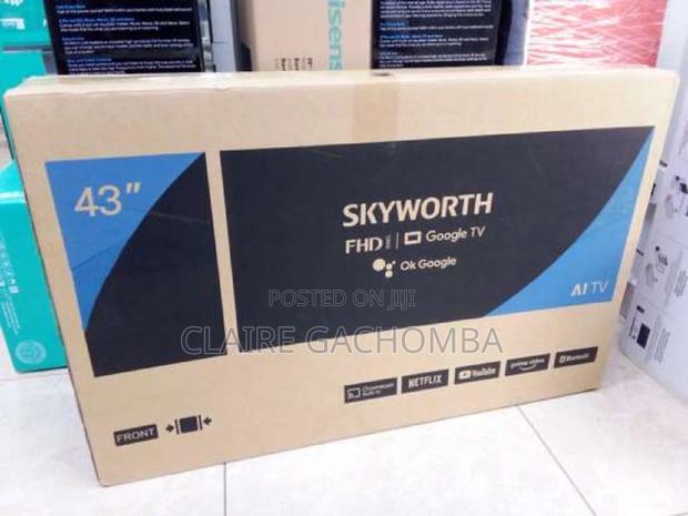 Skyworth 43E3A, 43" Full HD Frameless Smart Android TV - thumbnail 3