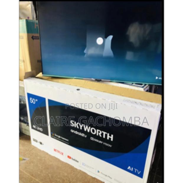 Skyworth 50G3A, 50′′ UHD Frameless Smart Android TV – - main view